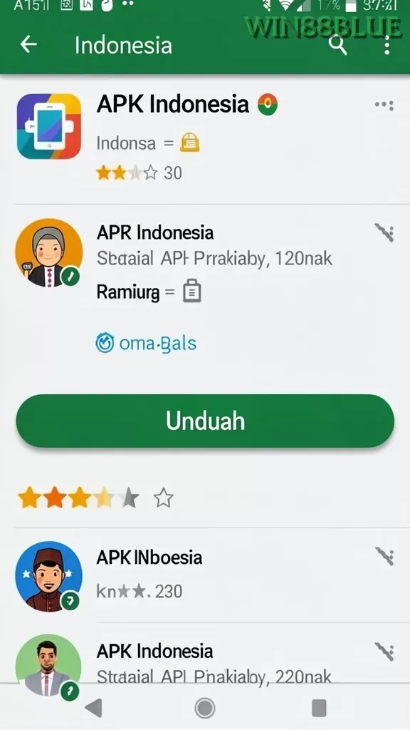 Cuplikan layar JKTGAME — menu navigasi