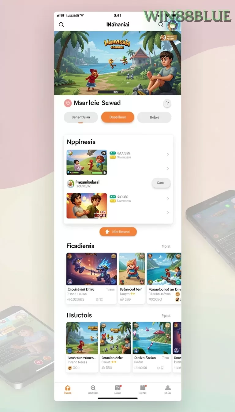 Cuplikan layar BEWOKWIN — menu navigasi